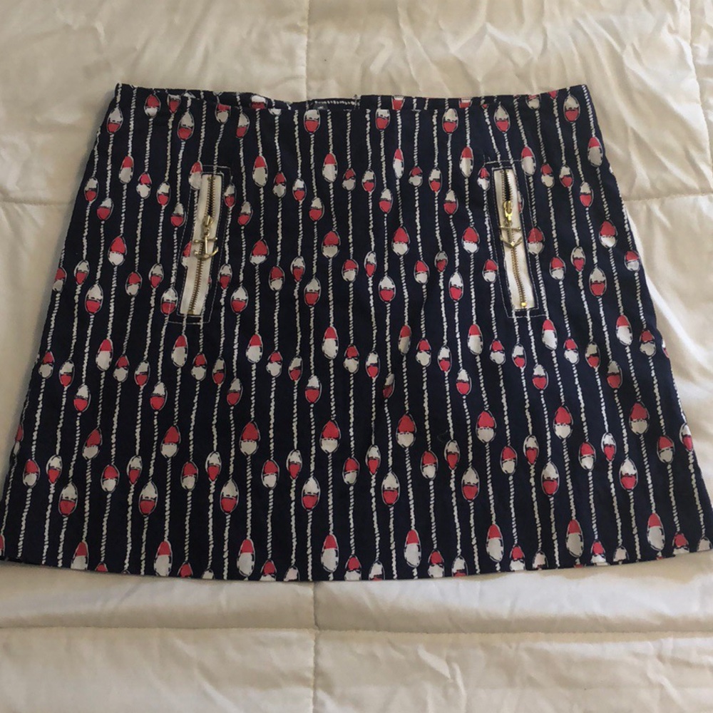 Lilly Pulitzer Tate Skirt Swim Lanes Size 4